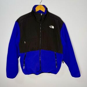 The North Face Men's Vintage 90’s Made in the USA Denali Black Blue Jacket | M